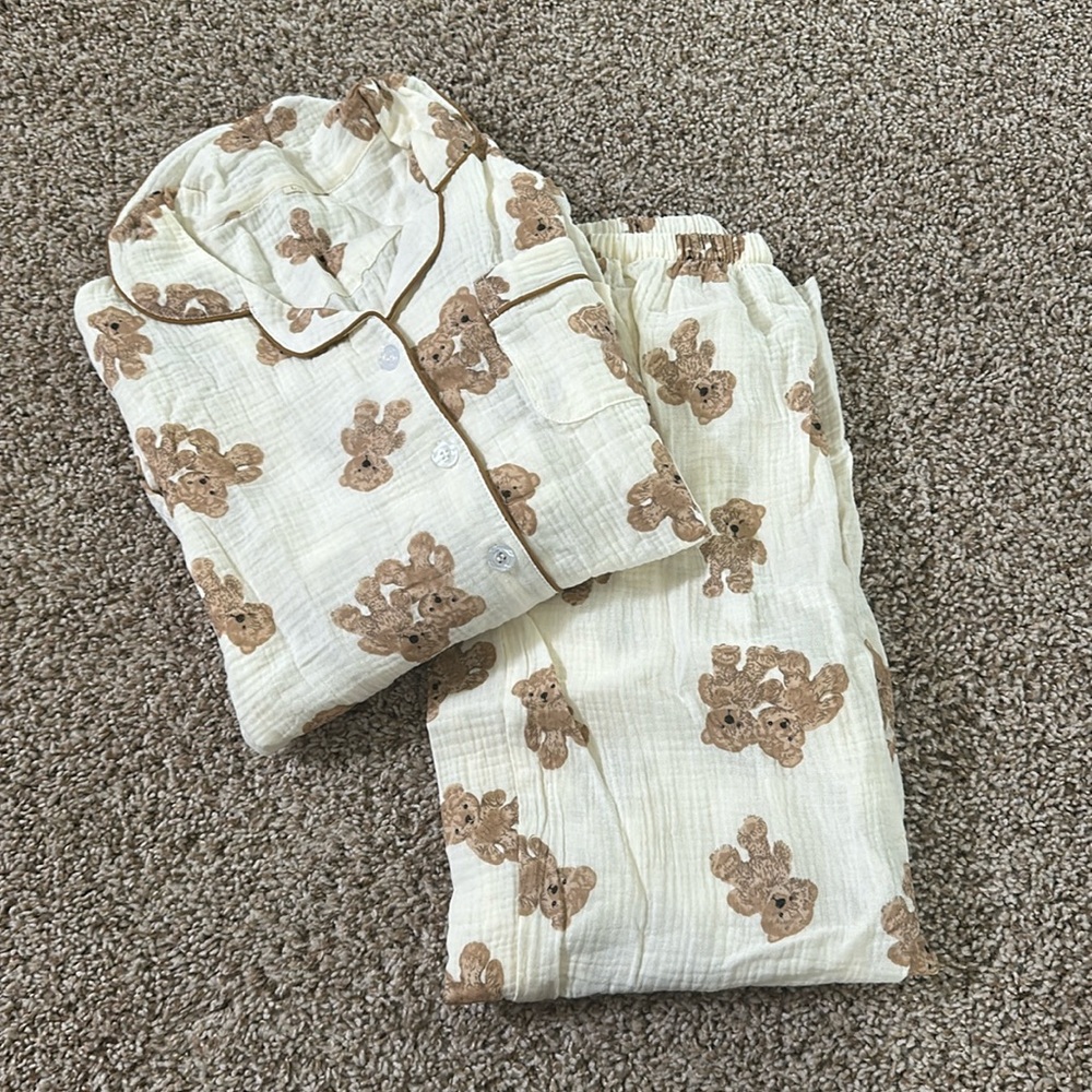 KAFILOE. Bear long sleeve PJ Set